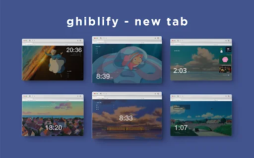 Download Ghiblify Terbaru – Tab Baru Estetik & Produktif - Screenshot 1