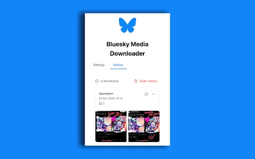 Download Bluesky Media Downloader – Simpan Gambar & Video Mudah - Screenshot 3