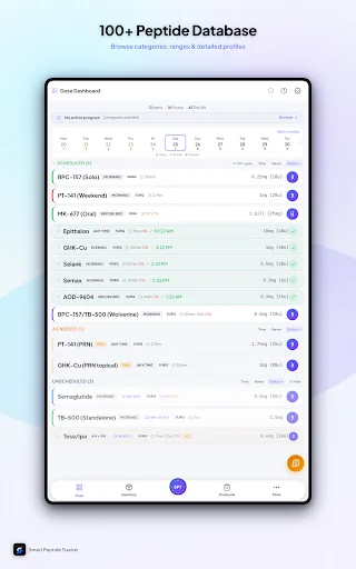 Unduh Smart Peptide Tracker Terbaru – Lacak Peptida Secara Mudah - Screenshot 20