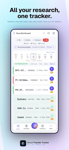 Unduh Smart Peptide Tracker Terbaru – Lacak Peptida Secara Mudah - Screenshot 6