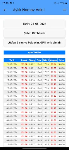 Download Türkiye Takvimi Terbaru – Jadwal Salat & Kiblat Akurat - Screenshot 4