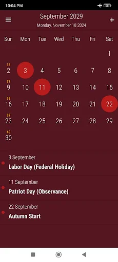 Download US Calendar 2026 Terbaru – Kalender & Pengingat Gratis - Screenshot 7