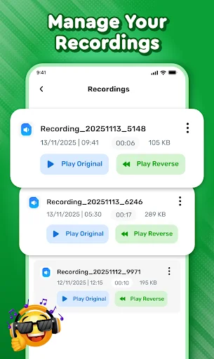 Download Reverse Play : Sing Challenge Terbaru – Rekam & Balik Suara - Screenshot 5