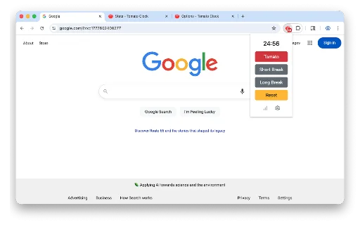 Tomato Clock: Timer Pomodoro Sederhana untuk Produktivitas - Screenshot 1