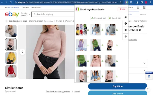 eBay Image Downloader: Unduh Gambar & Video eBay 1 Klik - Screenshot 1