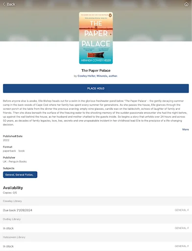 Download Dudley Libraries APK Terbaru – Akses Koleksi Buku Gratis - Screenshot 16