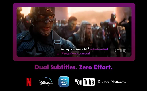 Funlingo: Belajar Bahasa via Netflix & YouTube – Unduh Sekarang - Screenshot 2