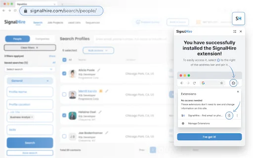 Download SignalHire Terbaru – Temukan Email & Nomor HP Gratis - Screenshot 5