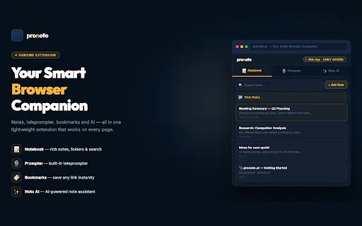 Download Pronoto Terbaru – AI Note Taker & Teleprompter Gratis - Screenshot 1