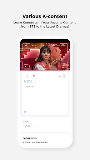 Download Cake: Belajar Bahasa Inggris & Korea Gratis Terbaru - Screenshot 4