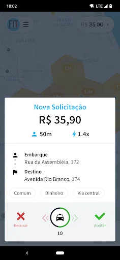 Download Fit Driver – Motorista Terbaru – Aplikasi Taksi Aman - Screenshot 3