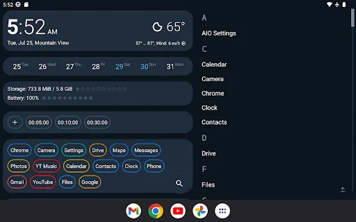 Download AIO Launcher Terbaru – Tampilan Home Screen Efisien - Screenshot 11