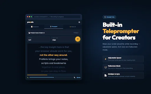 Download Pronoto Terbaru – AI Note Taker & Teleprompter Gratis - Screenshot 2