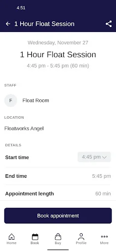 Download Floatworks Floating Therapy – Booking Sesi Relaksasi - Screenshot 3