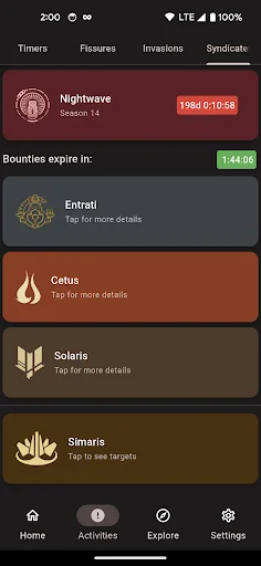 Download Cephalon Navis – Pelacak Warframe Terbaik di Android - Screenshot 6