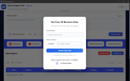 Download JD Data Scrapper Tool Terbaru – Ekstraksi Data Bisnis - Screenshot 5