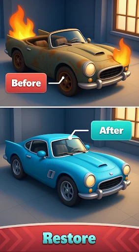 Download Triple Car: Match & Mod Terbaru – Puzzle Mobil Gratis - Screenshot 5