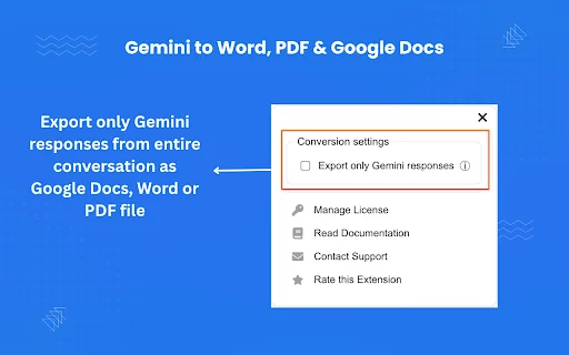 Ekspor Gemini ke Word & PDF – Unduh Ekstensi Gratis Sekarang - Screenshot 4