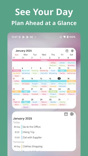 Download Simple Calendar: Clean&Minimal Terbaru – Jadwal Mudah - Screenshot 2