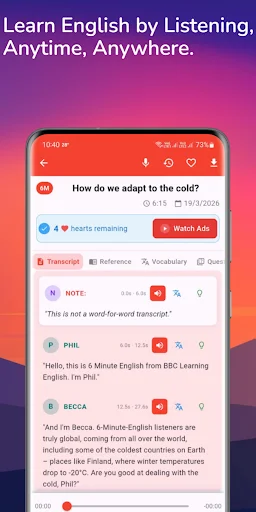 Download Learning English – 6 Menit Terbaru – Belajar Bahasa Inggris - Screenshot 3