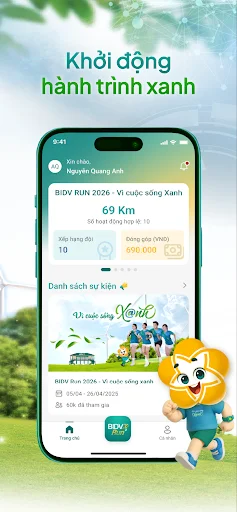 Download BIDV Run Plus Terbaru – Aplikasi Lari Beramal Gratis - Screenshot 4