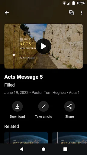 Download Hope for Our Times Terbaru – Aplikasi Khotbah Alkitab - Screenshot 3