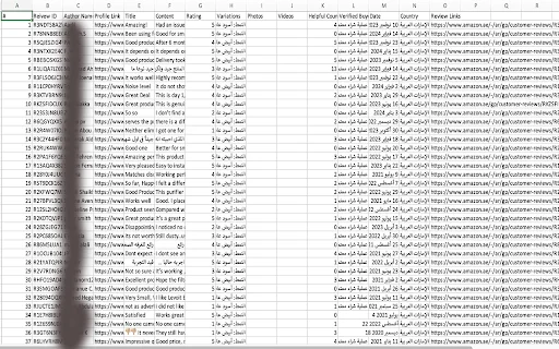 Unduh Amazon Reviews Extractor Terbaru – Ekstrak Data Gratis - Screenshot 5