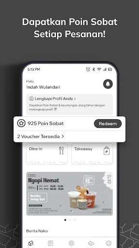 Download Aplikasi Kopi Nako Terbaru – Pesan Kopi Praktis - Screenshot 5