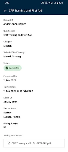 Download Maersk Training TMS Versi Terbaru – Lacak Sertifikasi Anda - Screenshot 6
