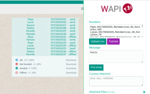 WAPI FREE – Jaguar: Kirim Pesan WA Massal Gratis & Efektif - Screenshot 1