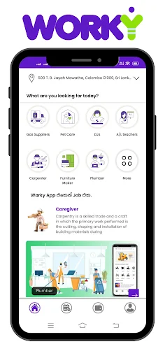 Download Worky Sri Lanka Terbaru – Solusi Layanan Harian Mudah - Screenshot 4