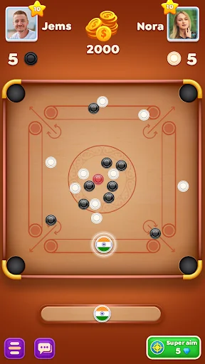 Download Carrom Cricket: Disc Pool Game – Main Carrom Seru Online - Screenshot 5