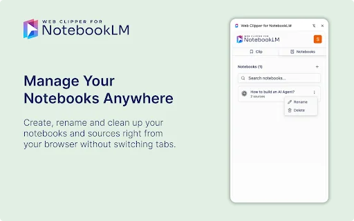 Web Clipper for NotebookLM – Simpan Konten Web & YouTube Instan - Screenshot 3