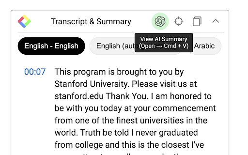 YouTube Summary with ChatGPT: Ringkasan Video AI Gratis - Screenshot 1