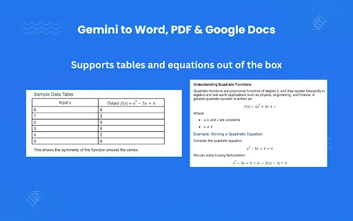 Ekspor Gemini ke Word & PDF – Unduh Ekstensi Gratis Sekarang - Screenshot 1