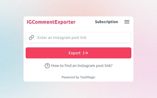 Download ICommentExporter Terbaru – Ekspor Komentar IG Gratis - Screenshot 1