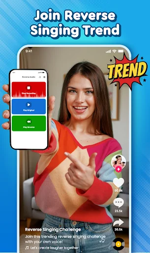 Download Reverse Play : Sing Challenge Terbaru – Rekam & Balik Suara - Screenshot 7
