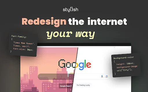 Download Stylish Terbaru – Ubah Tampilan Situs Web Favorit Gratis - Screenshot 1