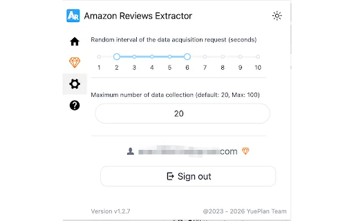 Unduh Amazon Reviews Extractor Terbaru – Ekstrak Data Gratis - Screenshot 3