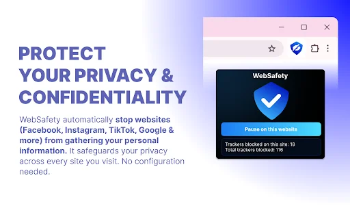 WebSafety – Pelindung Privasi Terbaik untuk Browser Anda - Screenshot 1