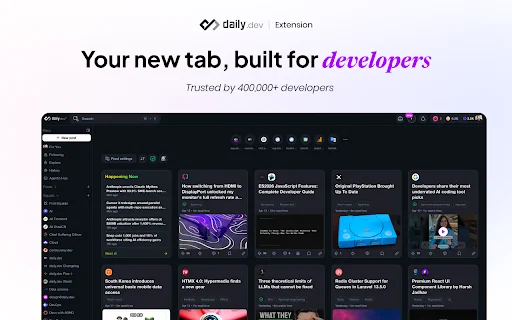 Download daily.dev Terbaru – Feed Berita Developer Terlengkap - Screenshot 1