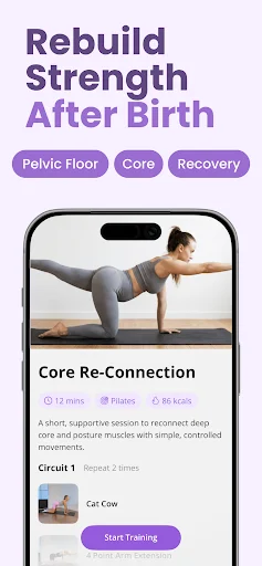 Download FitMama: Latihan Kehamilan & Pasca Melahirkan Gratis - Screenshot 4