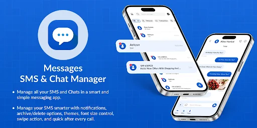 Download Messages – SMS & Chat Manager Terbaru – Aplikasi SMS Aman - Screenshot 1