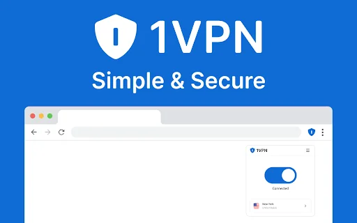 Download 1VPN Gratis – VPN Proxy Cepat & Aman untuk Chrome - Screenshot 1