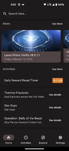 Download Cephalon Navis – Pelacak Warframe Terbaik di Android - Screenshot 1
