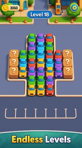 Download Triple Car: Match & Mod Terbaru – Puzzle Mobil Gratis - Screenshot 3