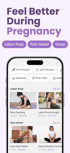 Download FitMama: Latihan Kehamilan & Pasca Melahirkan Gratis - Screenshot 3