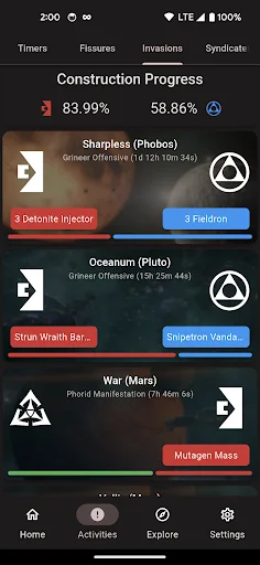 Download Cephalon Navis – Pelacak Warframe Terbaik di Android - Screenshot 5