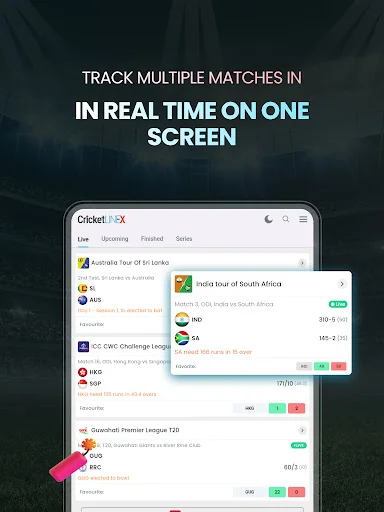 Download Cricket LineX Terbaru – Skor Live & Berita Kriket Cepat - Screenshot 15