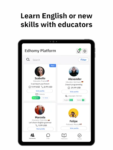 Download Edhomy Platform Terbaru – Belajar Bahasa dengan Pengajar - Screenshot 5